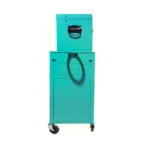 Barber Trolley Station Pro Mobiele kapperszaak met geïntegreerde stopcontacten Turquoise