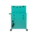 Barber Trolley Station Pro Mobiele kapperszaak met geïntegreerde stopcontacten Turquoise