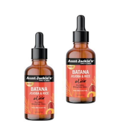 Aunt Jackie's Curls & Coils Batana Jojoba & Rice Elixir Hair & Scalp Oil 59ml
