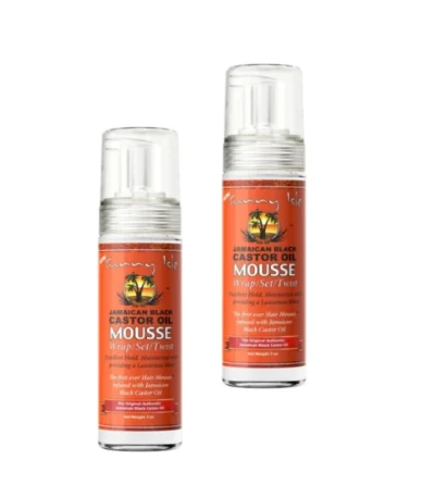 Sunny Isle Jamaican Castor Oil Mousse Wrap and Set Twist 7oz