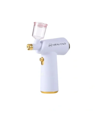 Hairmano Wireless charging airbrush Wit goud