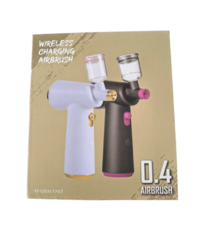 Hairmano Wireless charging airbrush Zwart- goud