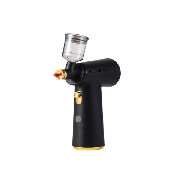Hairmano Wireless charging airbrush Zwart- goud Hairmano Wireless charging airbrush Zwart- goud