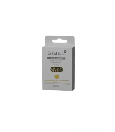 Sibel Rechte Haarspelden Blond 50 st 35 mm